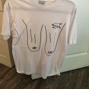 40s & shorties boob tee